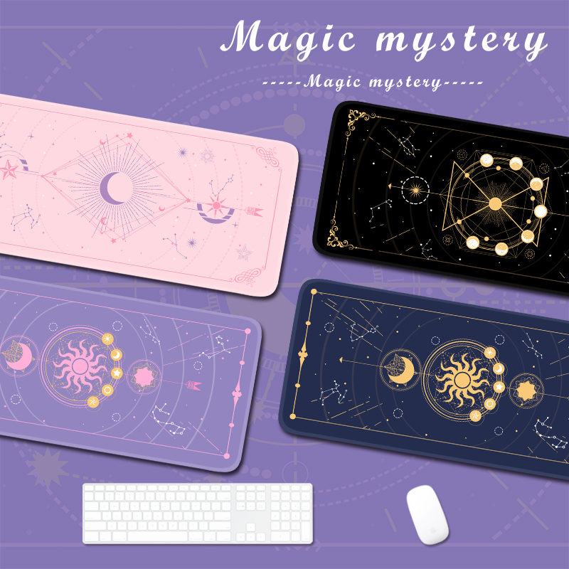 Laptop Accessories Cute - Magic Moon Star Purple Extra Large