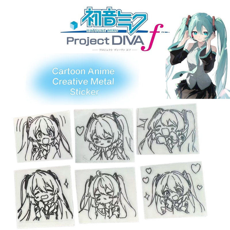 Laptop Editing Accessories - Hatsune Miku cartoon anime character series
