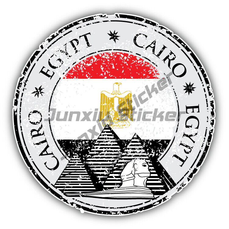 Laptop Accessories Egypt - Alexandria Cairo Egypt Round Flag Stamp