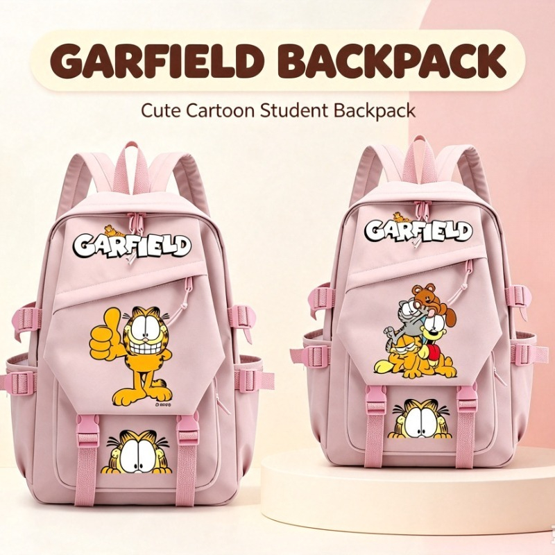 Laptop Editing Accessories - Garfield cartoon cute student lightweight schoolbag