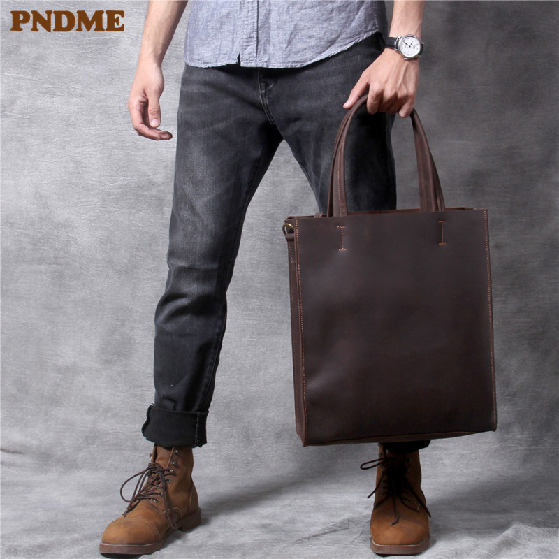 Vintage genuine leather men ha - Laptop Accessories Box ulasan dan harga