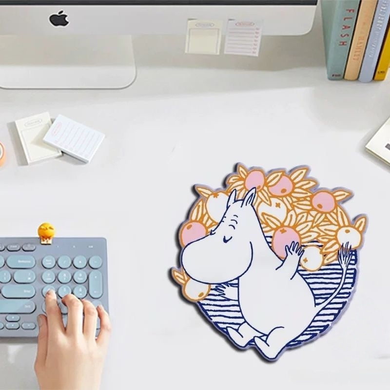Cute Hippo Moomin Cartoon Diat - Laptop Editing Accessories ulasan dan harga