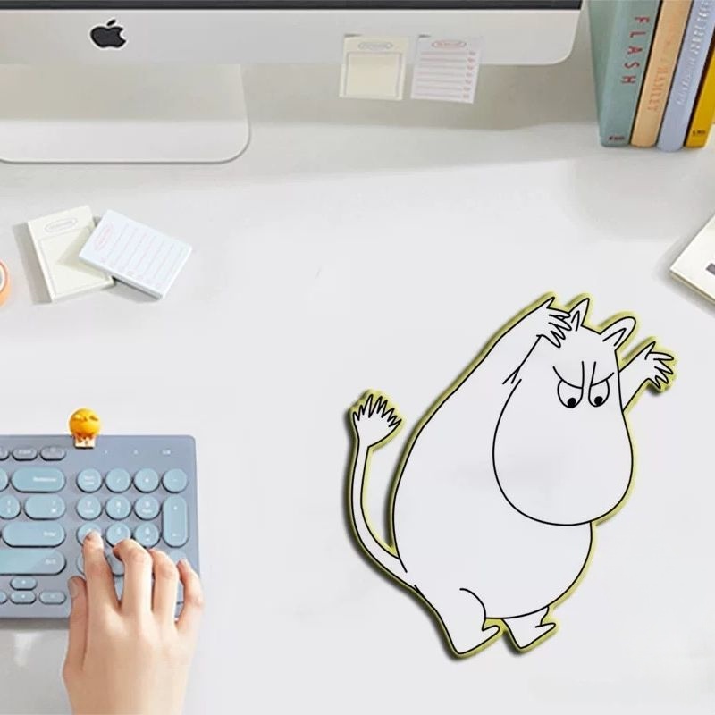 Cute Hippo Moomin Cartoon Diat - Laptop Editing Accessories ulasan dan harga
