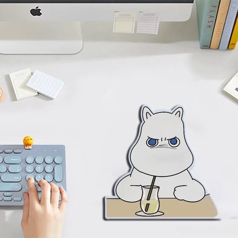 Cute Hippo Moomin Cartoon Diat - Laptop Editing Accessories ulasan dan harga