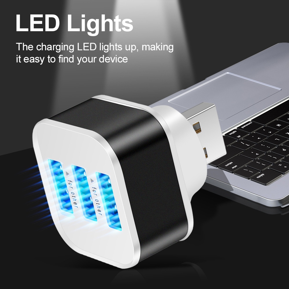 3 Port USB Slots Adaptor USB 3 - Laptop Electronics Accessories ulasan dan harga