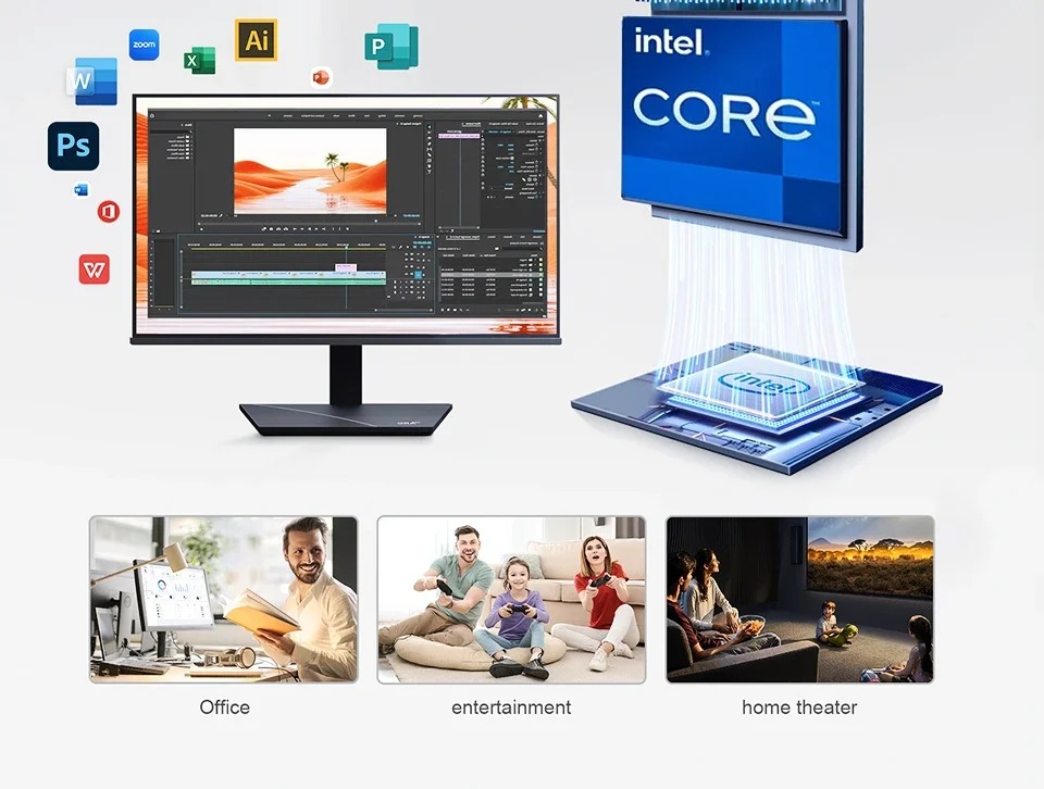 NEW MINI PC Computer Intel Cor - Laptop Accessories Sleeve ulasan dan harga