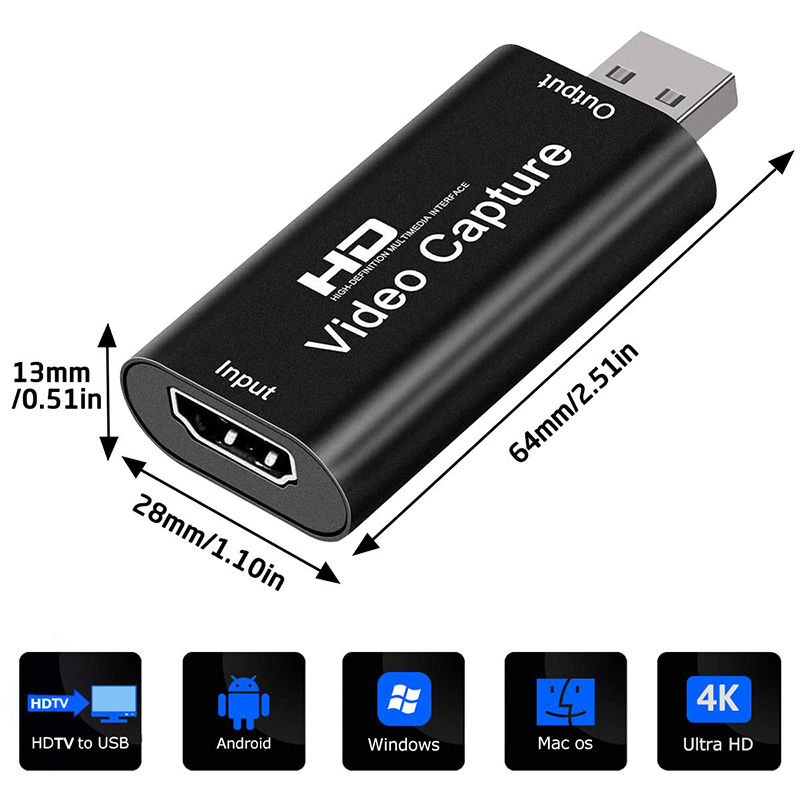 USB 2.0 Video Capture Card HD  - Monitor Portable Usb ulasan dan harga