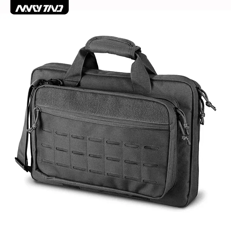 Lockable Tactical Gun Bag with - Laptop Accessories Box ulasan dan harga