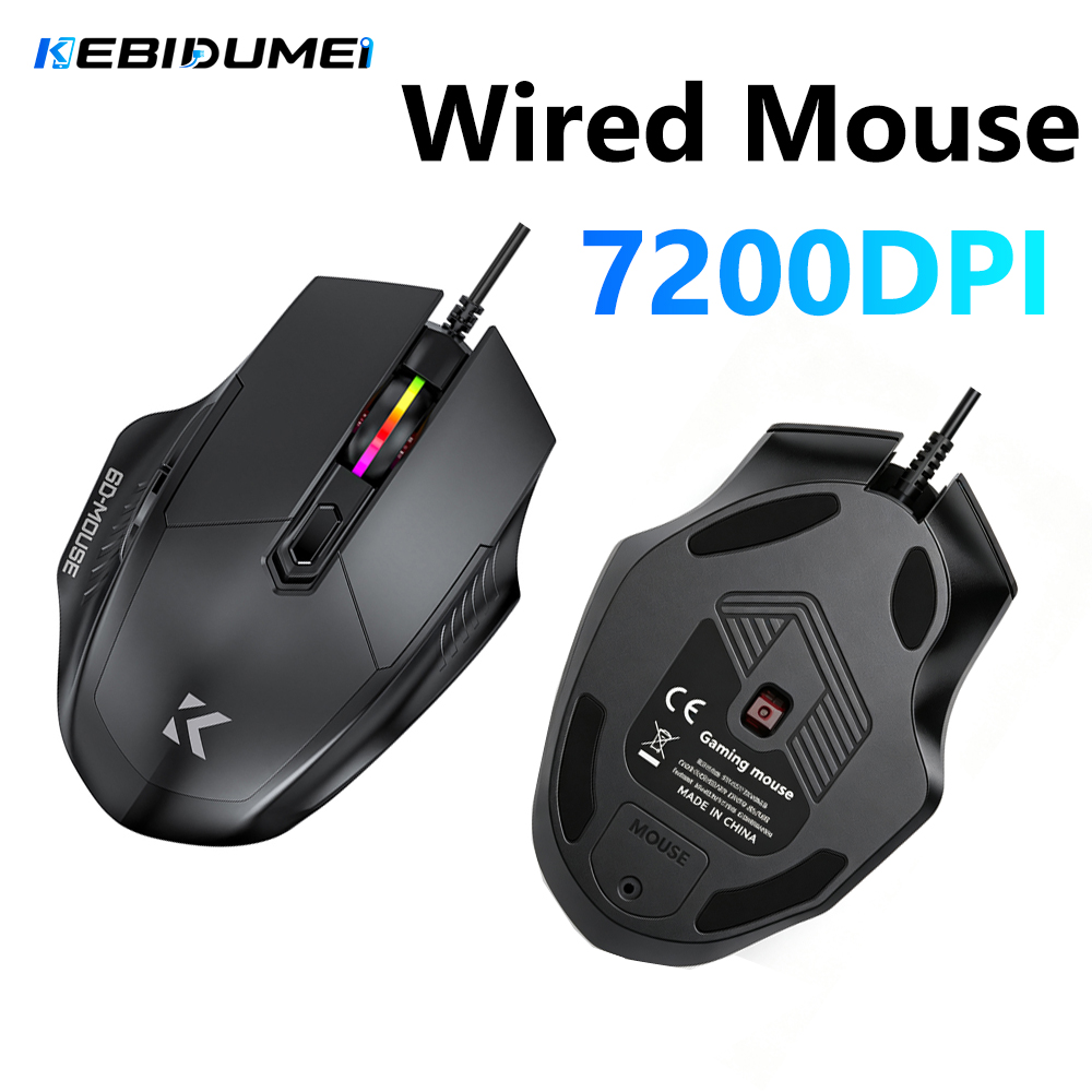 KEBIDUMEI 7200DPI Wired Mouse  - Laptop Electronics Accessories ulasan dan harga