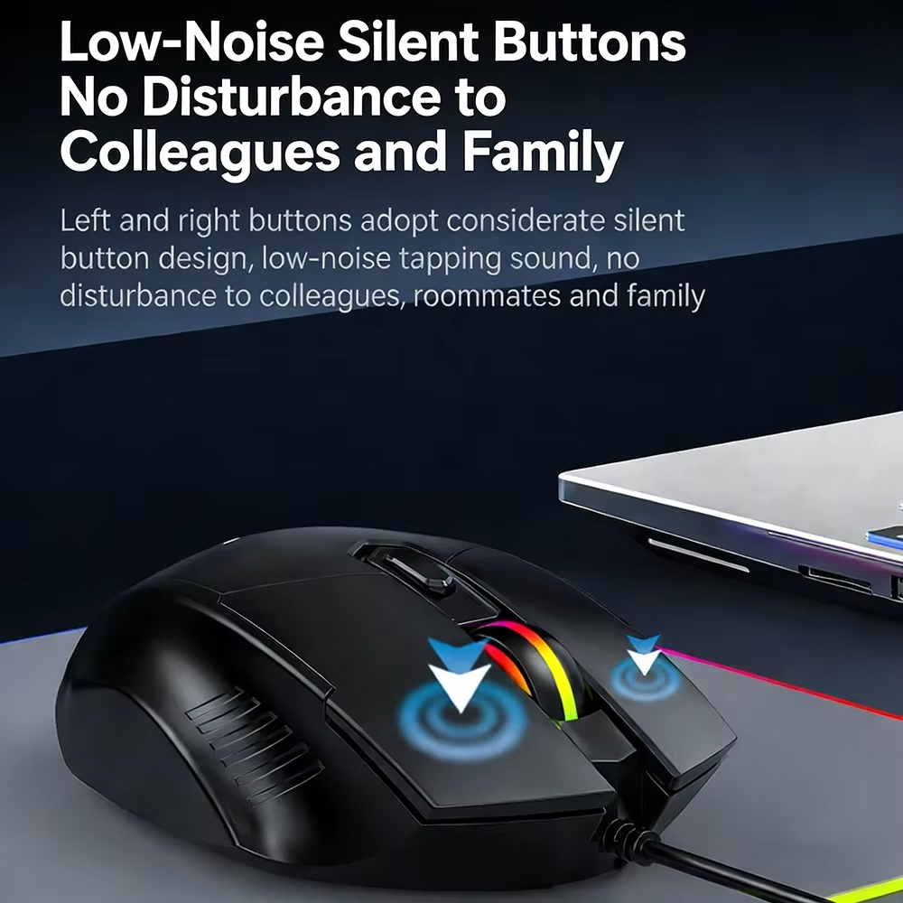 KEBIDUMEI 7200DPI Wired Mouse  - Laptop Electronics Accessories ulasan dan harga