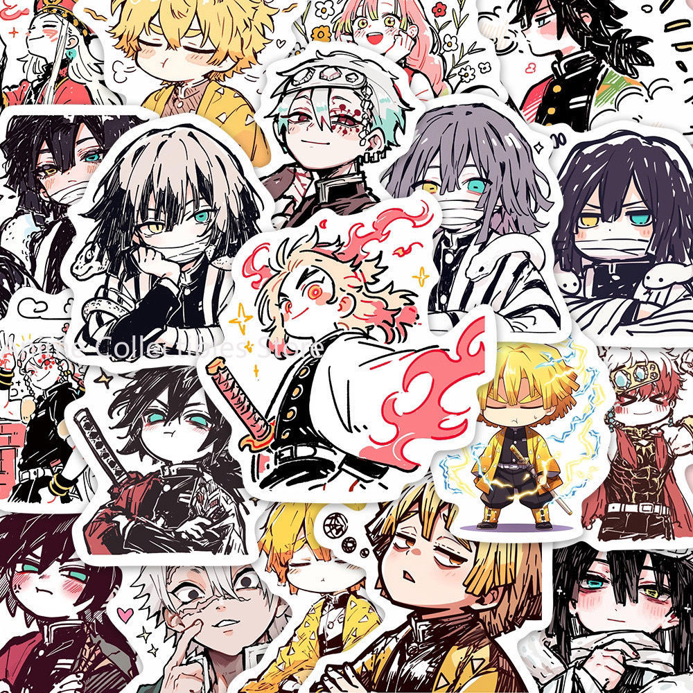 55PCS Demon Slayer Kamado Tanj - Laptop Accessories Cute ulasan dan harga