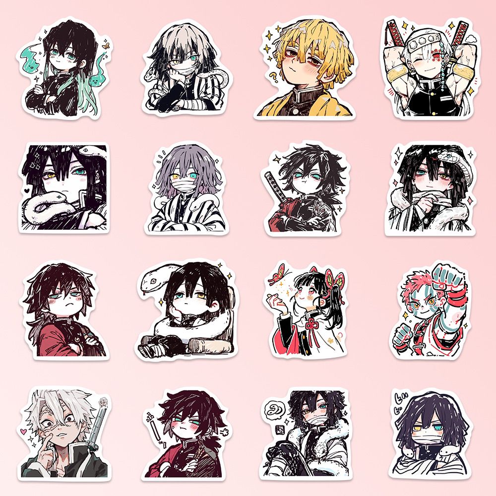55PCS Demon Slayer Kamado Tanj - Laptop Accessories Cute ulasan dan harga