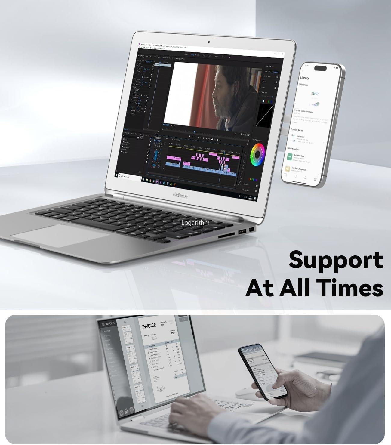 2026 Magnetic Laptop Phone Hol - Laptop Accessories Must Have ulasan dan harga