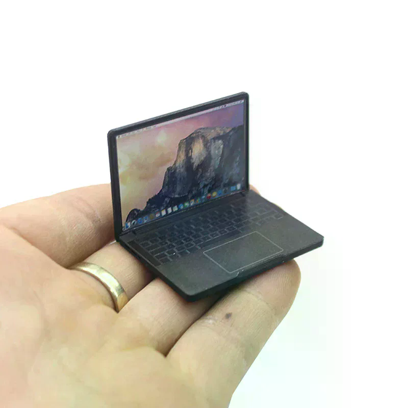 Cute Simulation 1:12 Mini Lapt - Laptop Accessories Cute ulasan dan harga