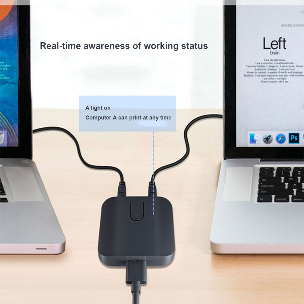 2X1 KVM Switch Box Selector Du - Monitor Portable Usb ulasan dan harga