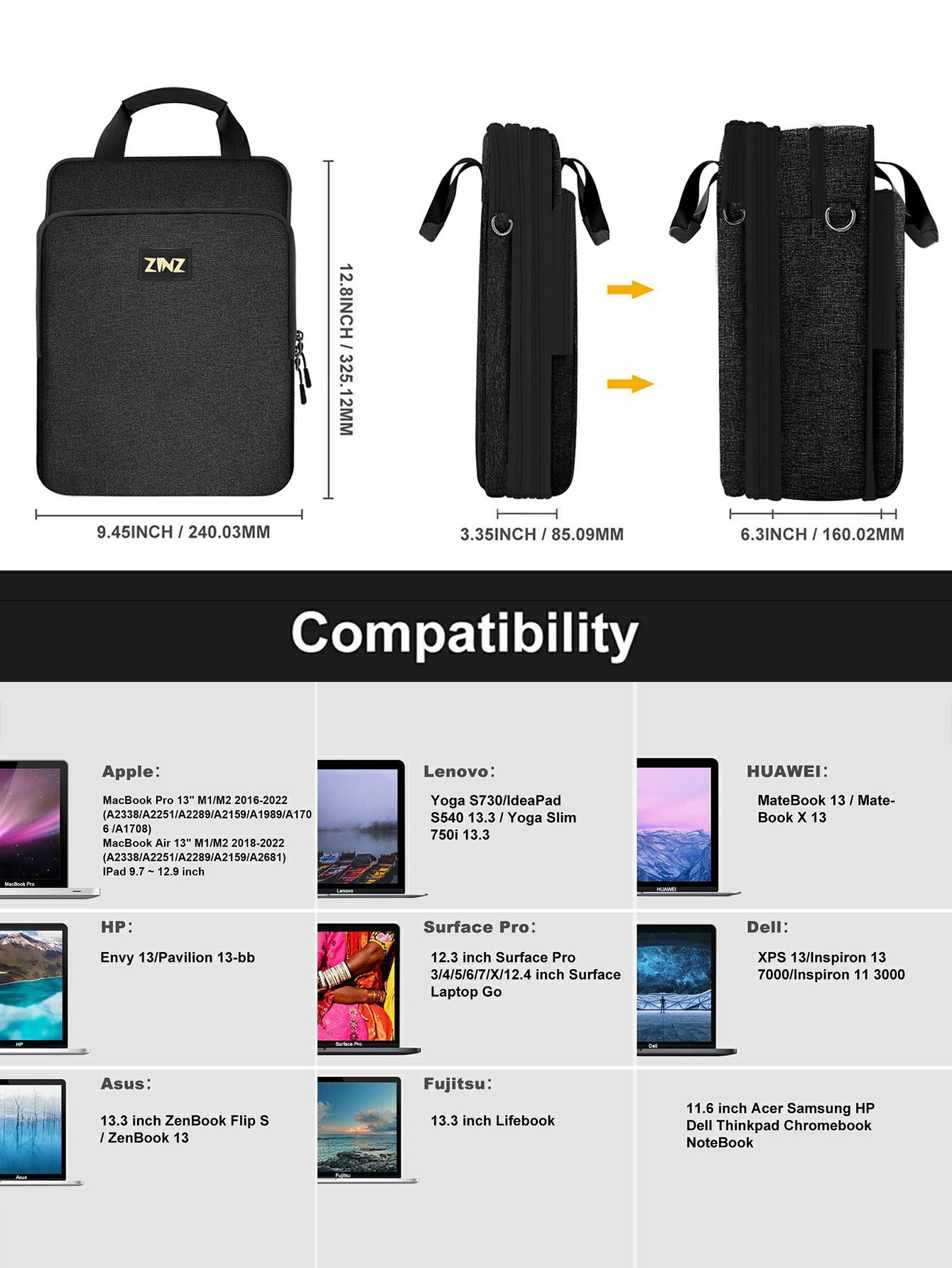 12.9-13 inch Laptop Shoulder B - Laptop Accessories Box ulasan dan harga