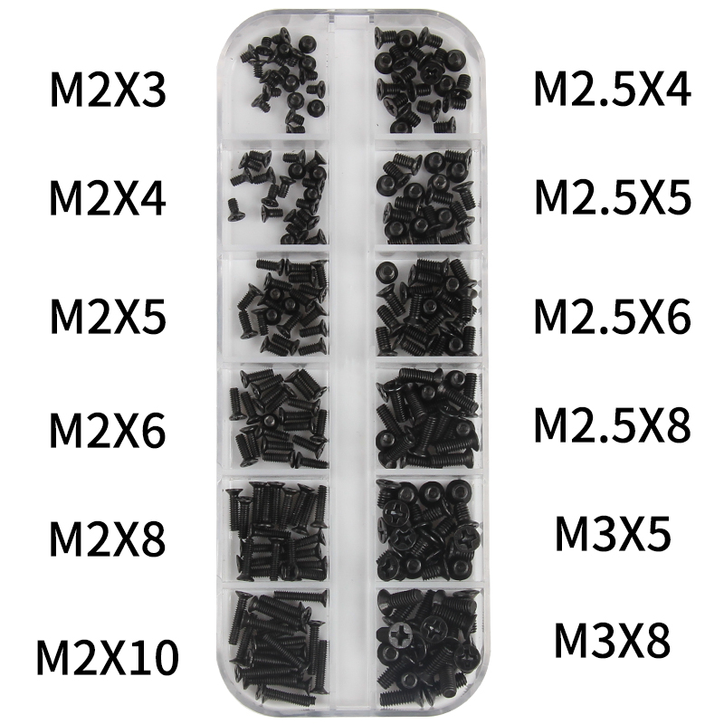 240pcs M2 M2.5 M3 Screw Set KM - Laptop Electronics Accessories ulasan dan harga