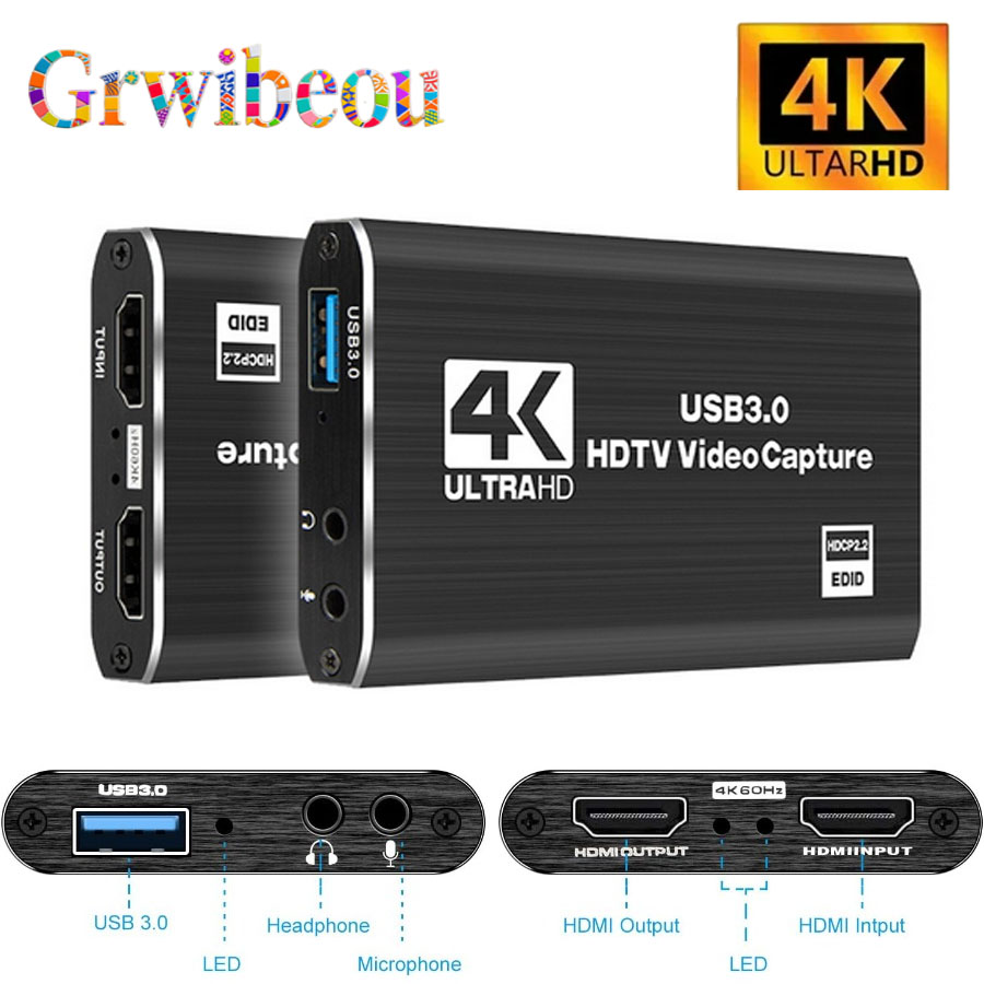 4K USB 3.0 Video Capture Card  - Monitor Portable Usb ulasan dan harga