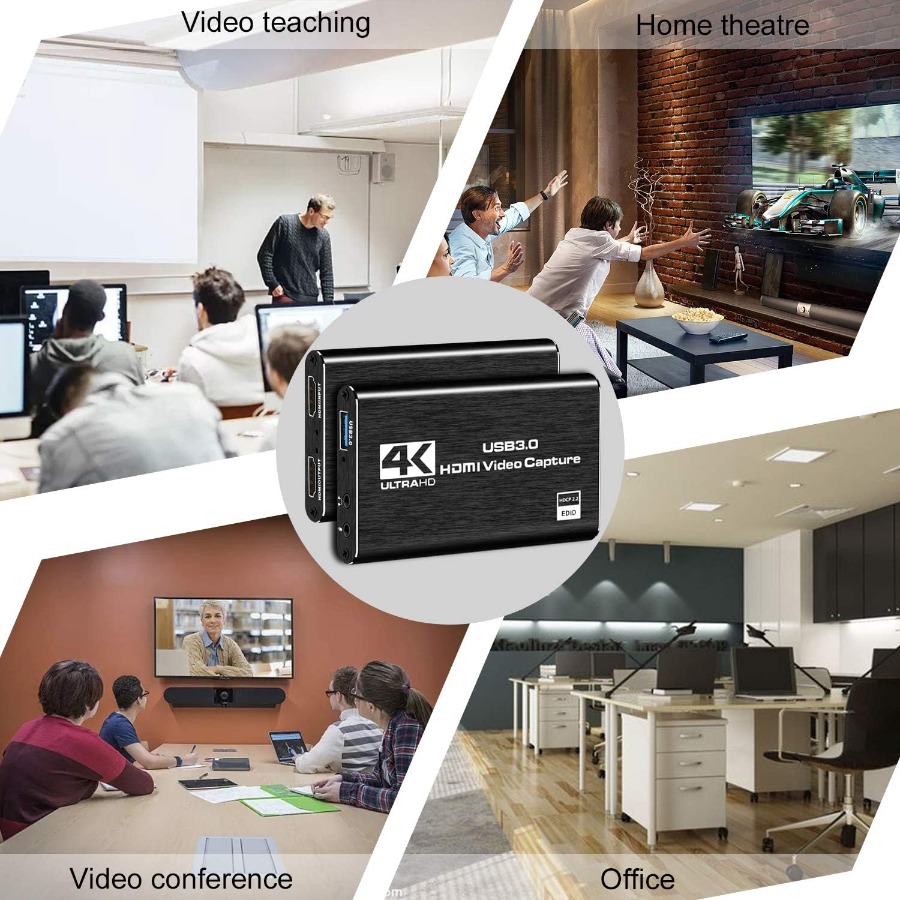 4K USB 3.0 Video Capture Card  - Monitor Portable Usb ulasan dan harga
