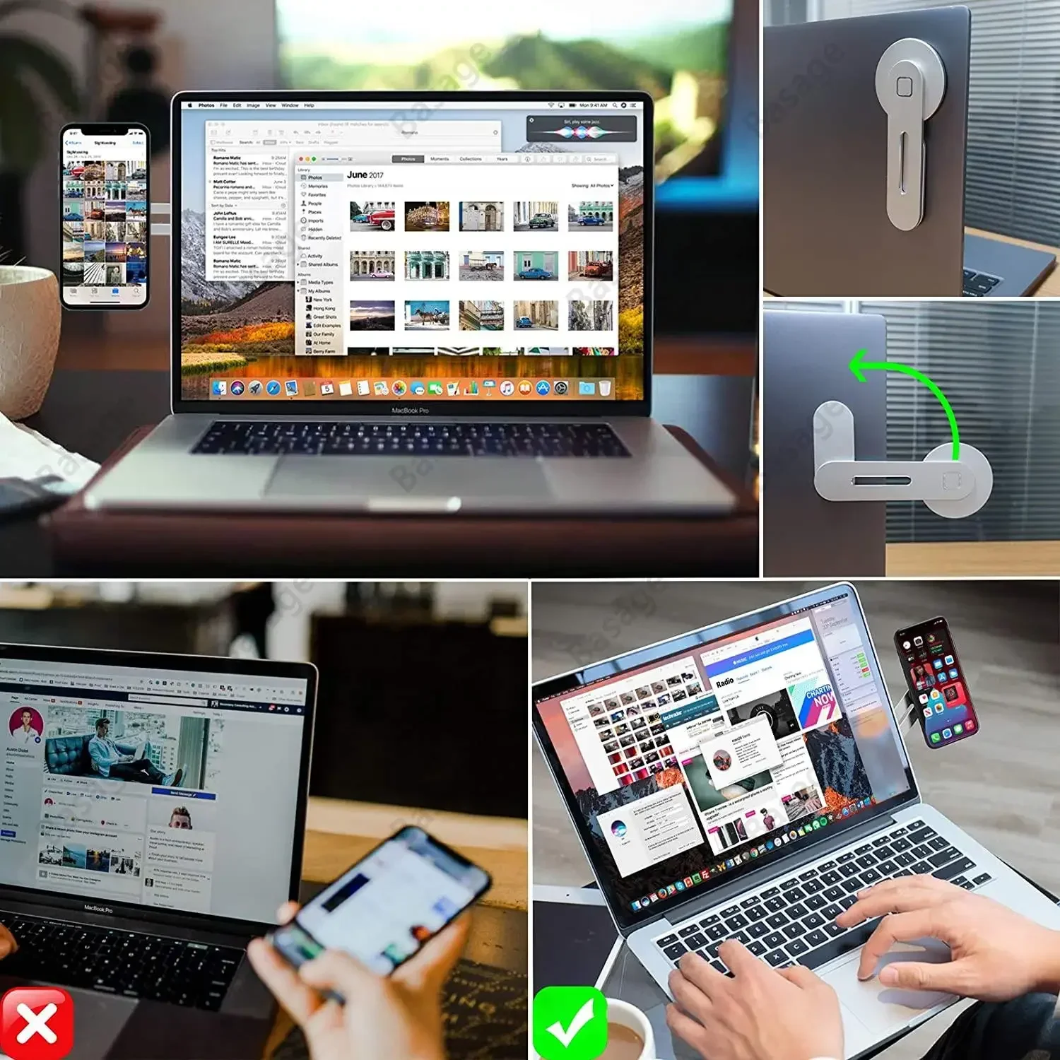 Foldable Magnetic Phone Holder - Laptop Accessories Must Have ulasan dan harga
