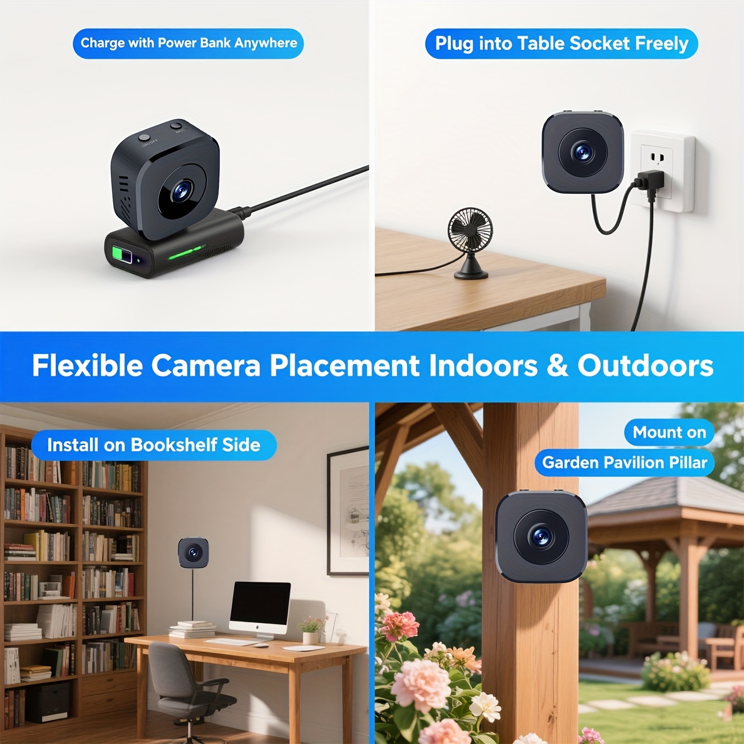 1080P HD Mini WiFi Camera Indo - Monitor Portable Usb ulasan dan harga