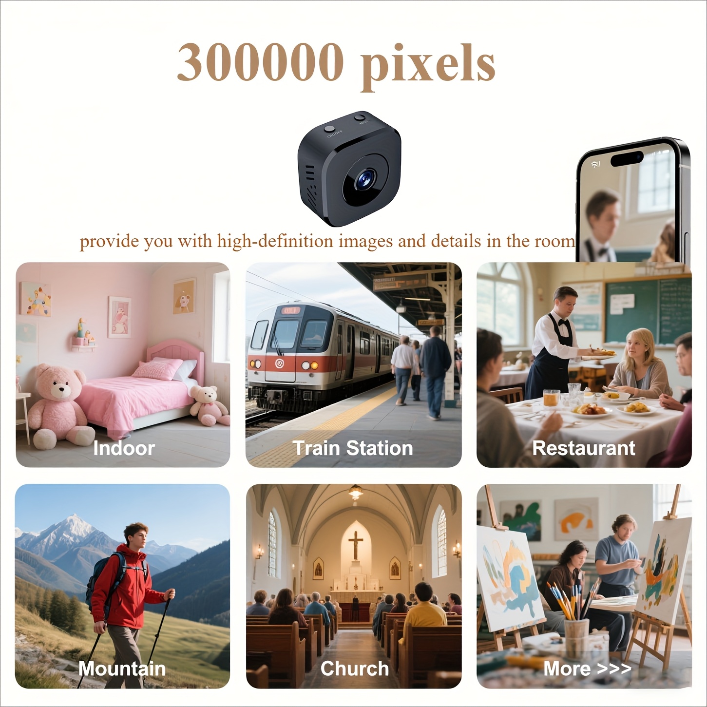 1080P HD Mini WiFi Camera Indo - Monitor Portable Usb ulasan dan harga