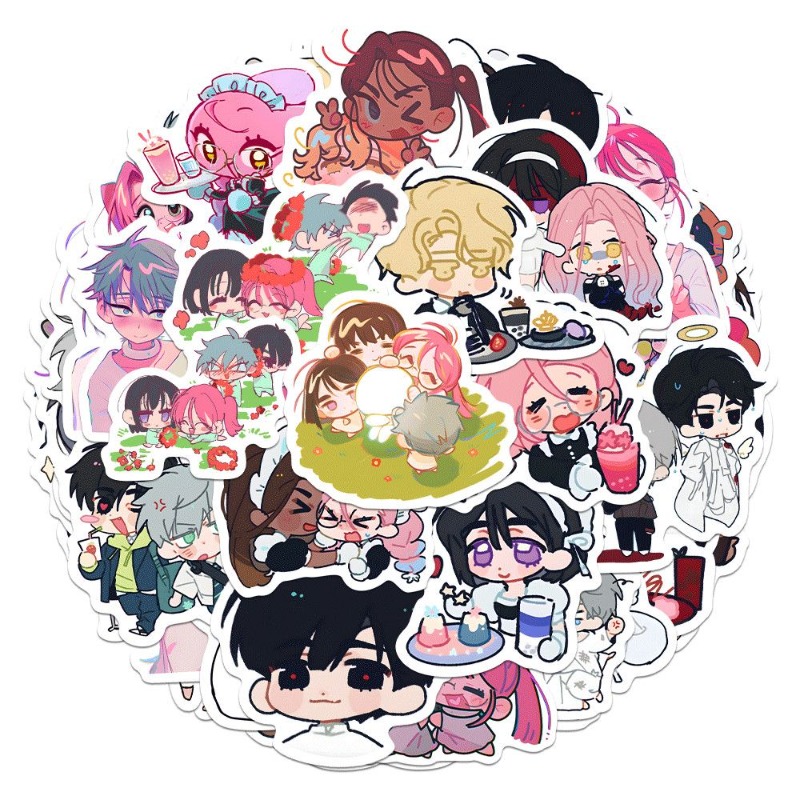 80Pcs/set Cartoon Anime Alien  - Laptop Accessories Gifts ulasan dan harga