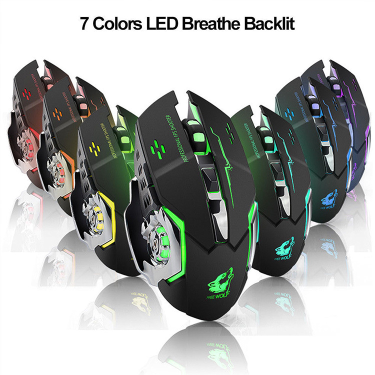 Free Wolf X8 Wireless Mouse Ch - Laptop Electronics Accessories ulasan dan harga