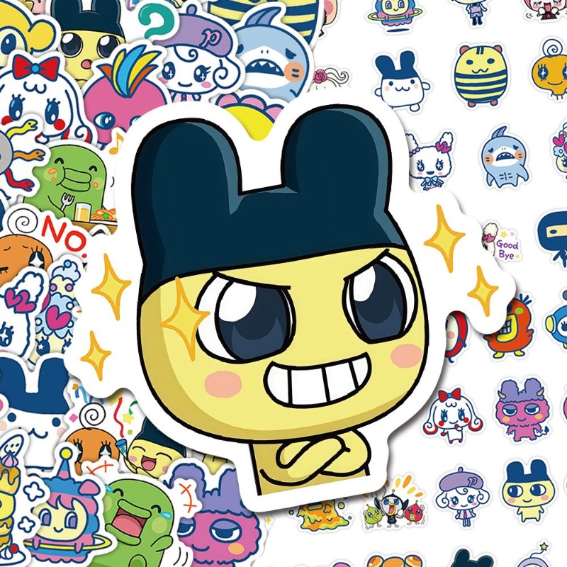 Japanese Tamagotchi Stickers E - Laptop Editing Accessories ulasan dan harga