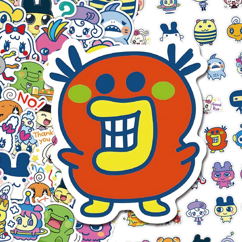 Japanese Tamagotchi Stickers E - Laptop Editing Accessories ulasan dan harga