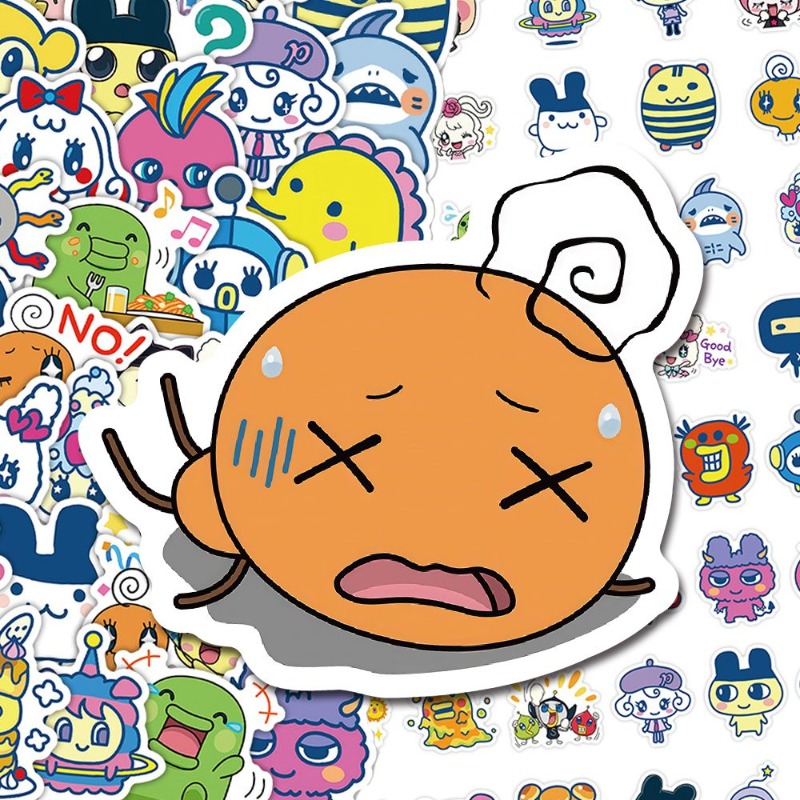 Japanese Tamagotchi Stickers E - Laptop Editing Accessories ulasan dan harga
