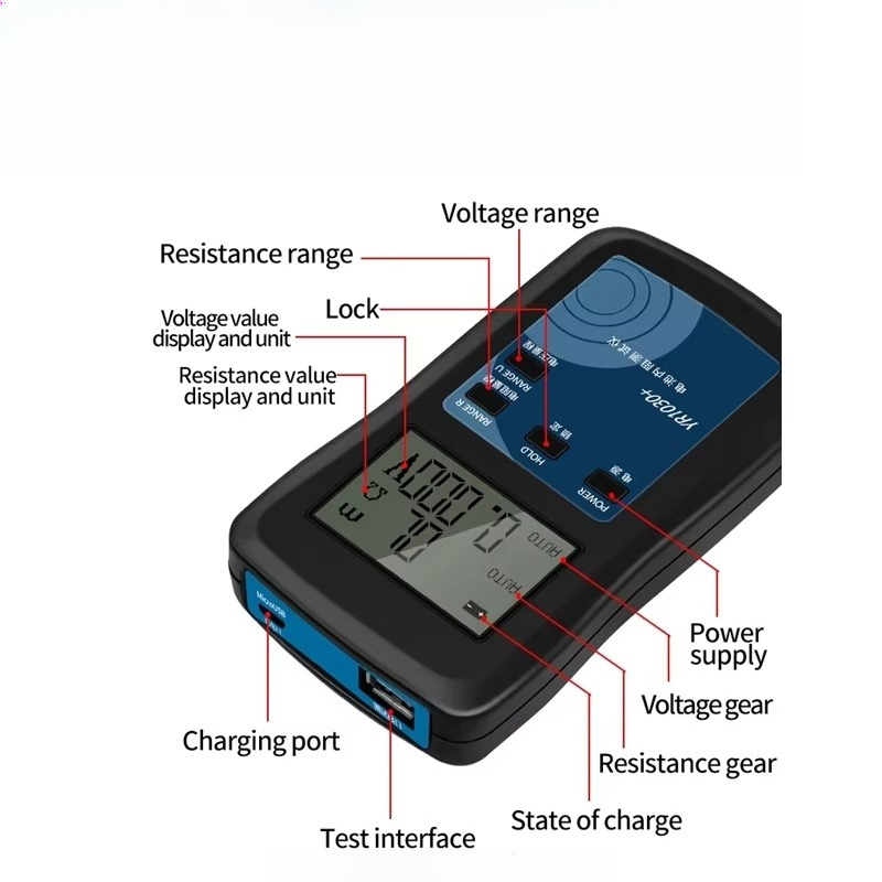 015 Portable 8-120V 50A DC Bat - Monitor Portable Usb ulasan dan harga