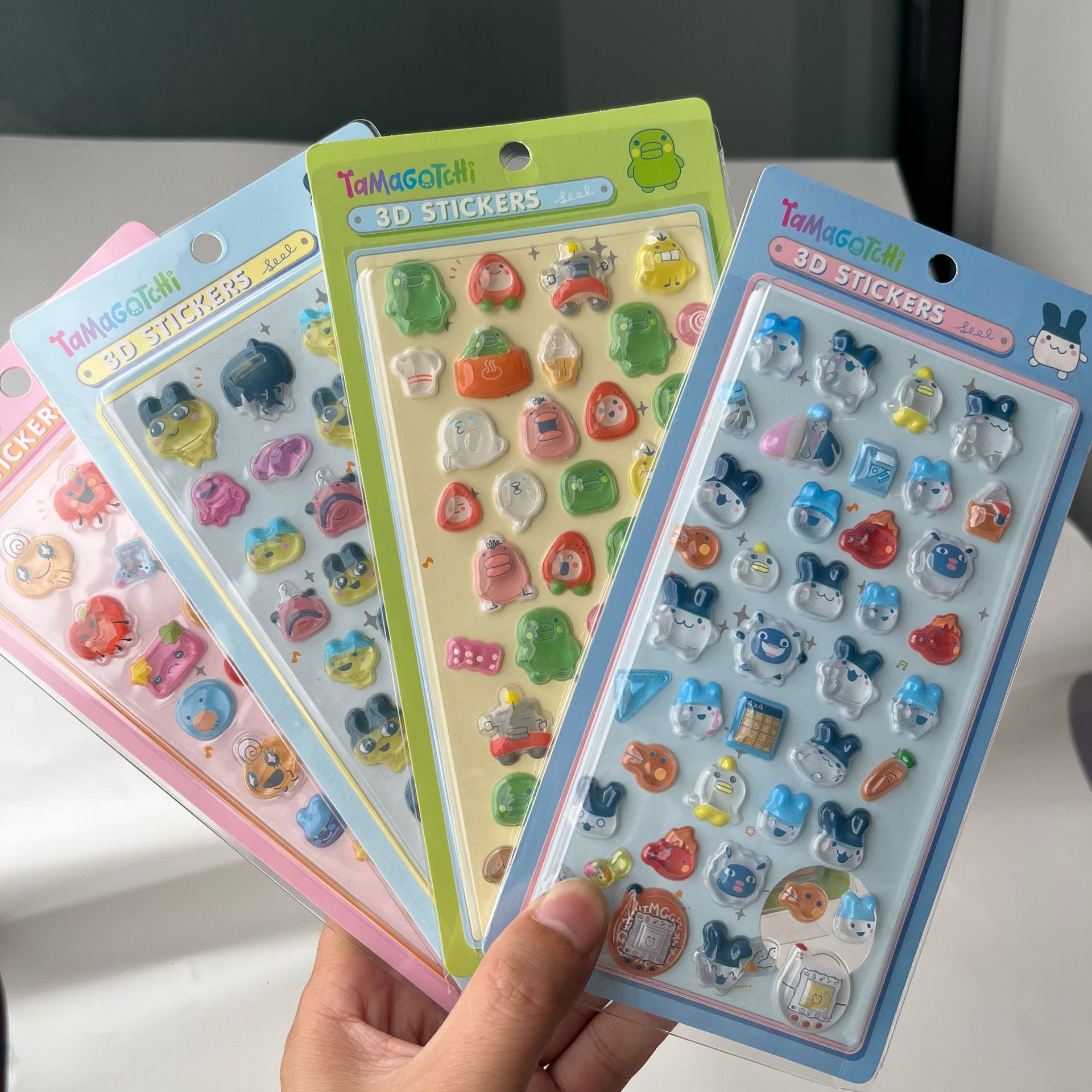 Cute Tamagotchi 3D Puffy Stick - Laptop Accessories Gifts ulasan dan harga