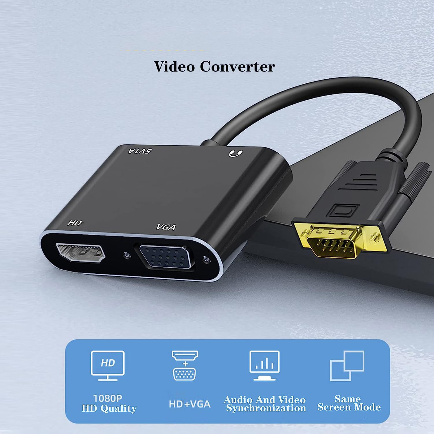 VGA(Host) to VGA/HDMI-compatib - Monitor Portable Usb ulasan dan harga